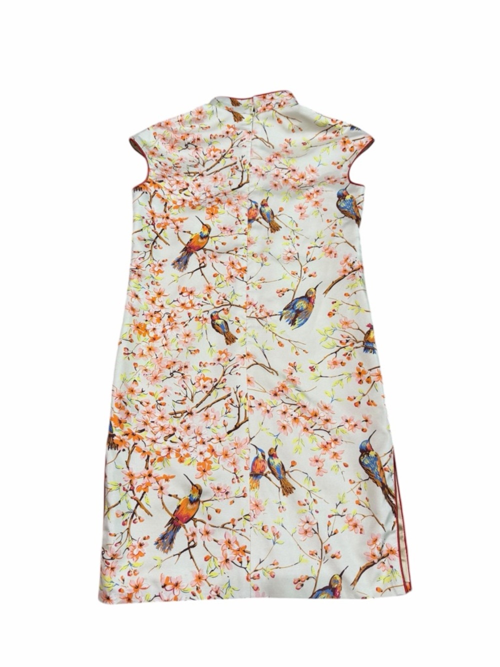 Amelie Wang 100% Mulberry Silk Girls Qipao Dress | Size 6 - Picture 3 of 6